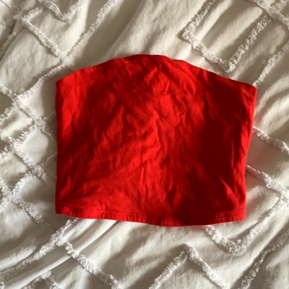 Red Bandeau Top - Picture 1 of 2